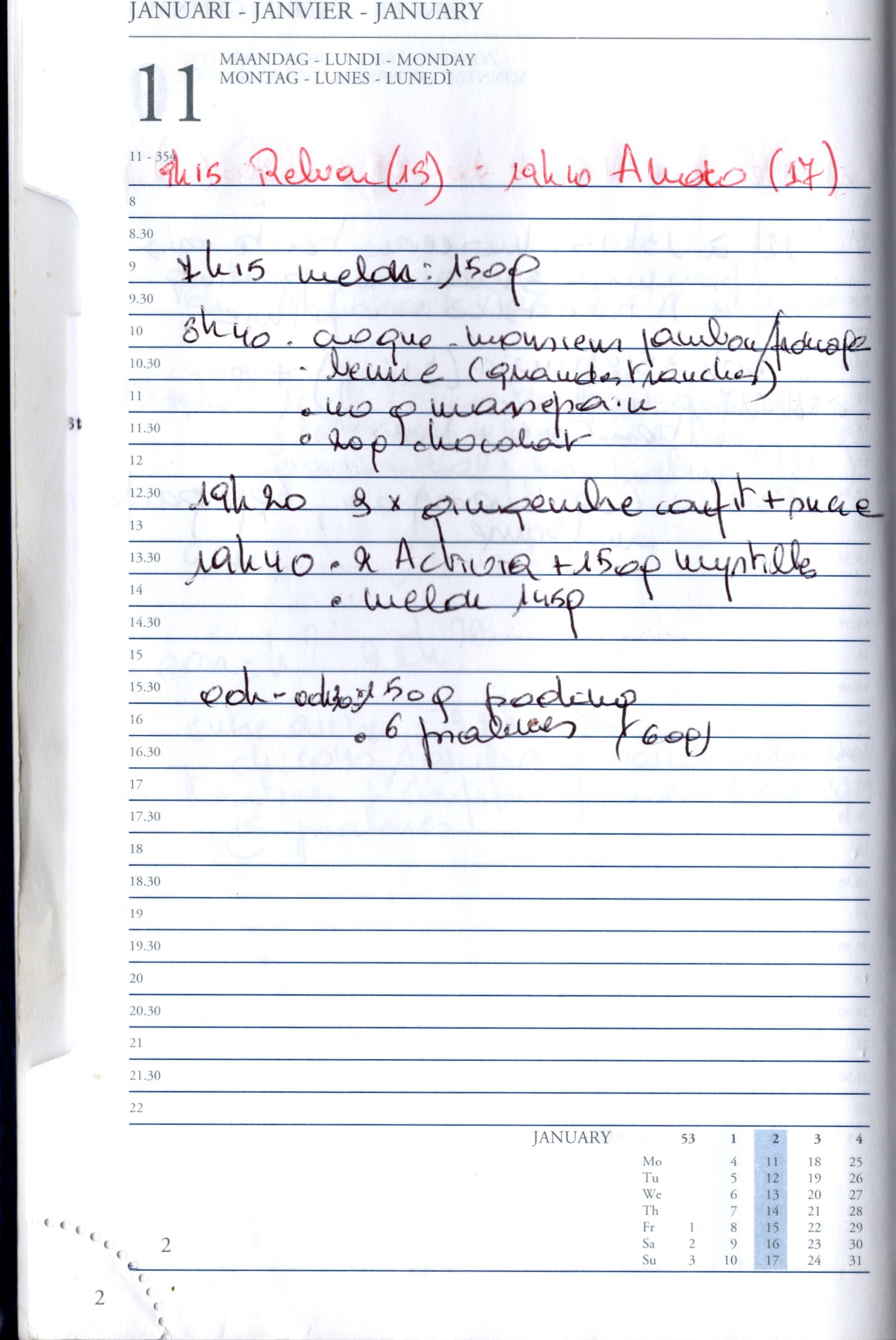 Daily Planner Scan