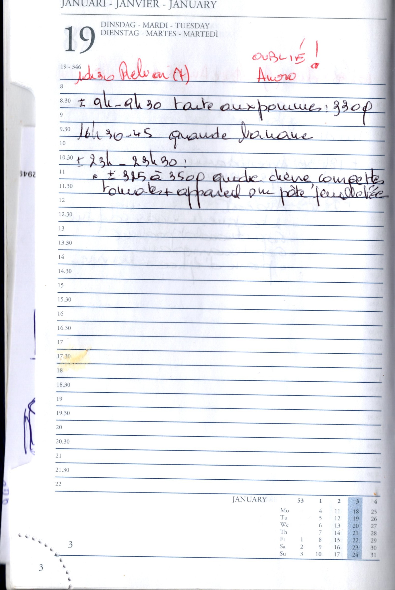 Daily Planner Scan