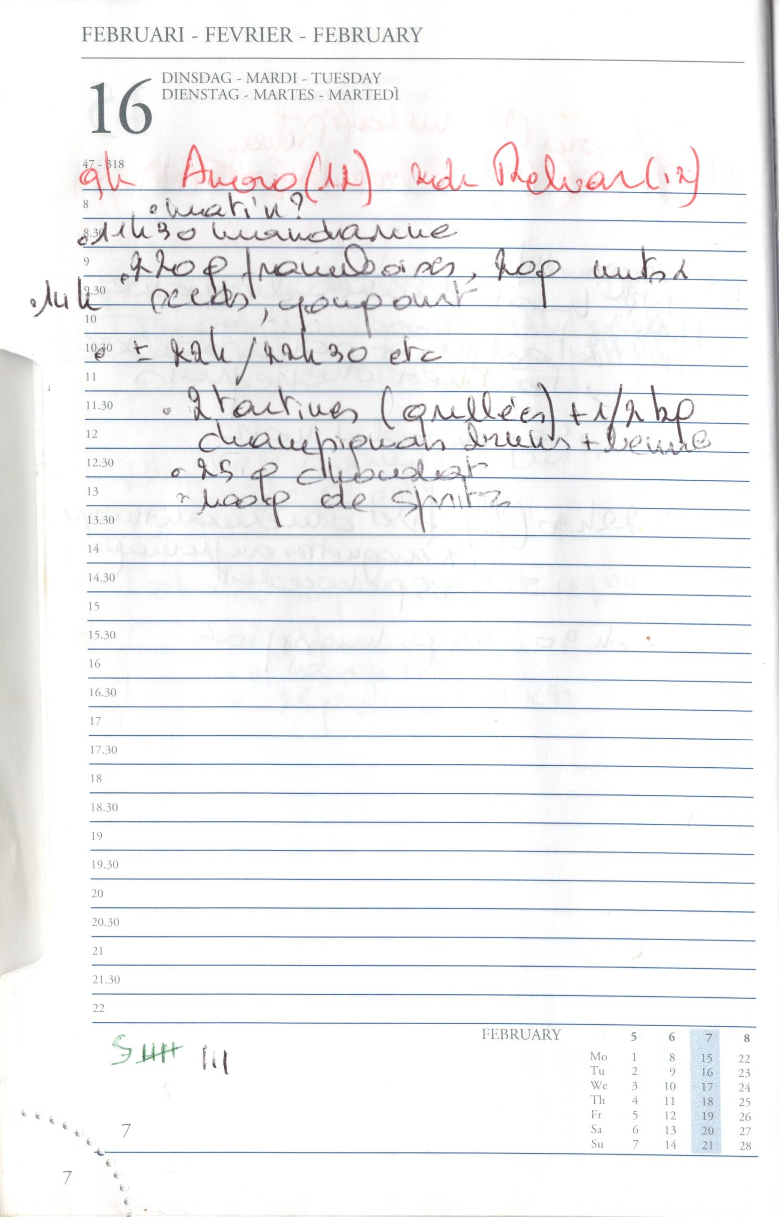 Daily Planner Scan