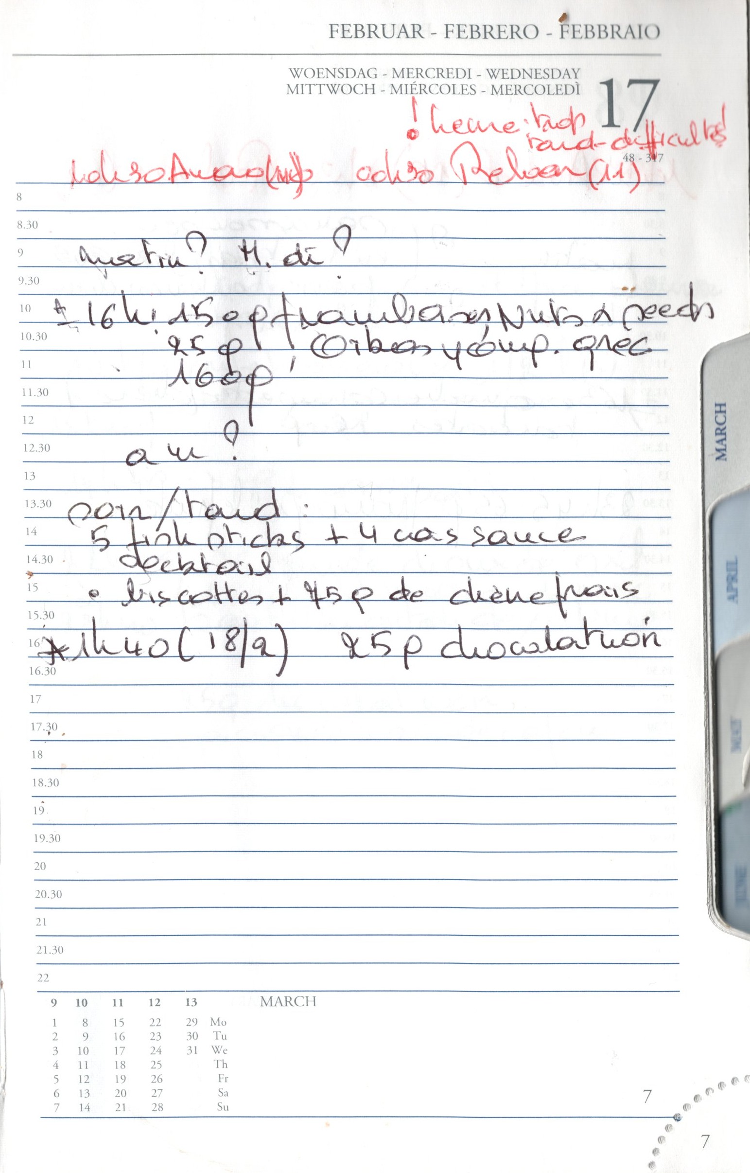 Daily Planner Scan