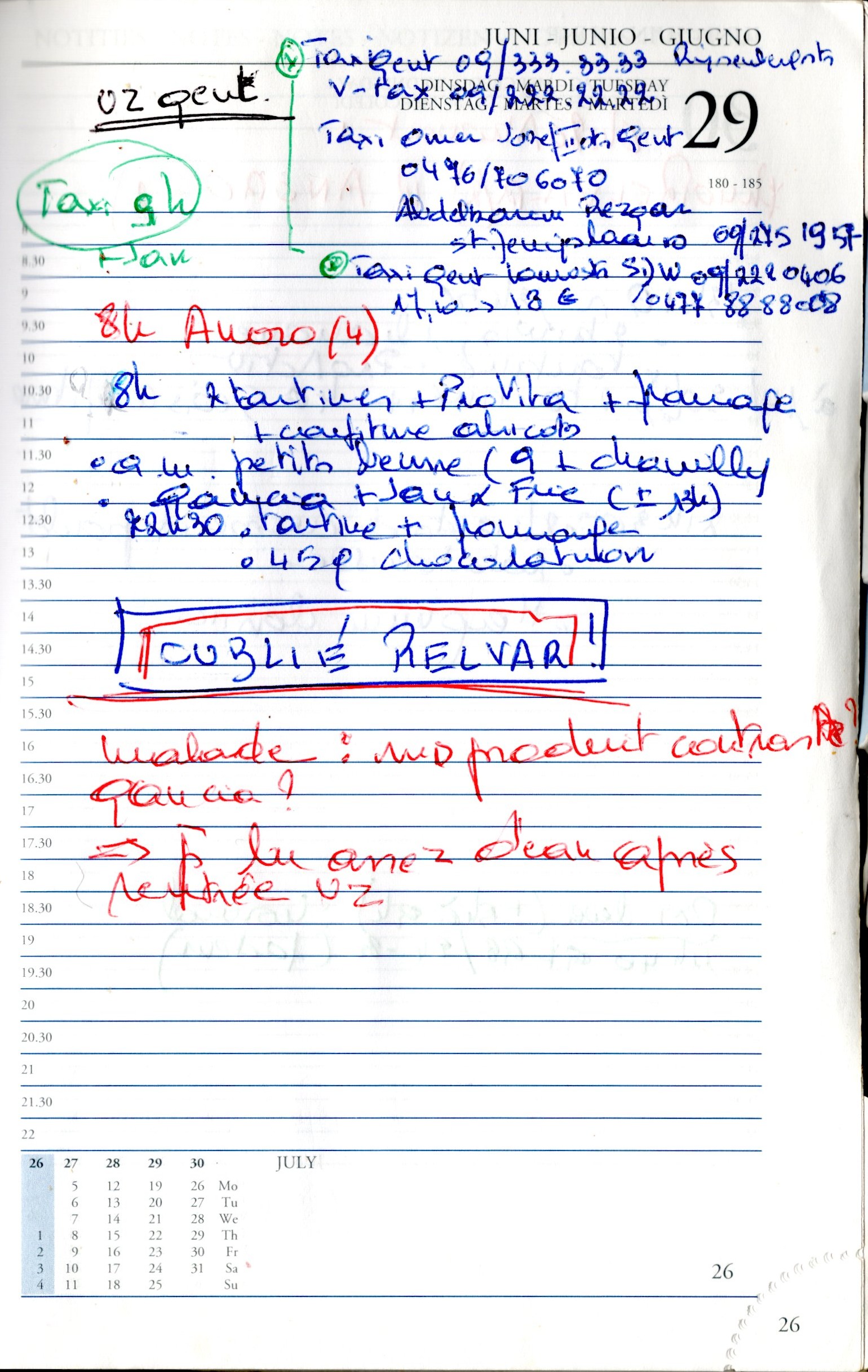 Daily Planner Scan