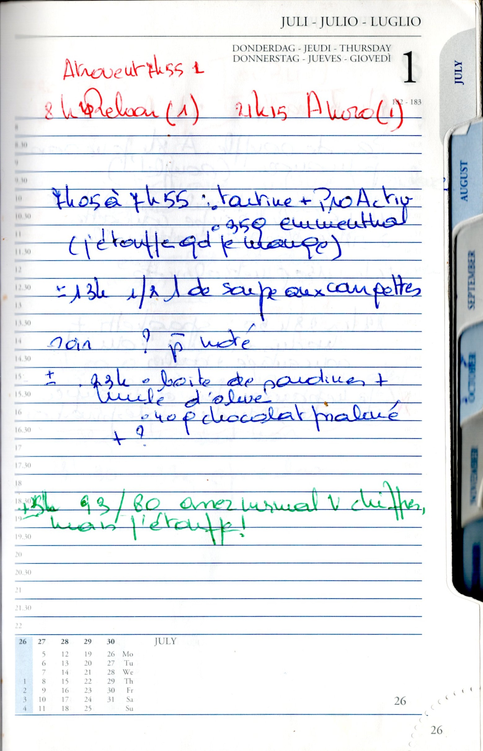 Daily Planner Scan