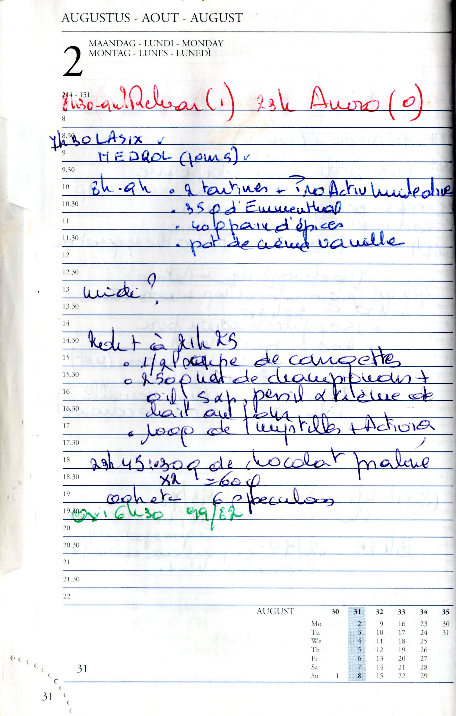 Daily Planner Scan