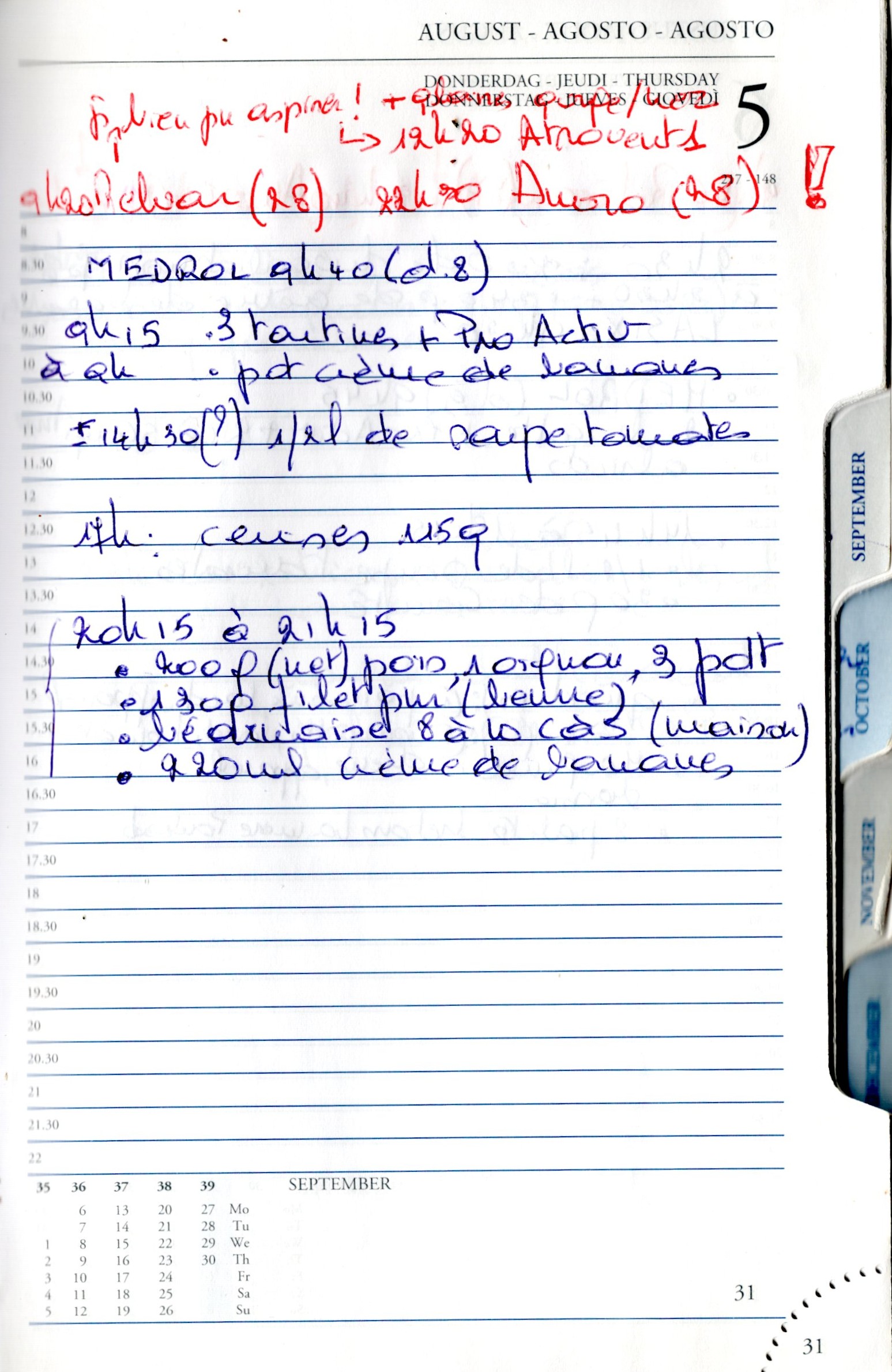 Daily Planner Scan