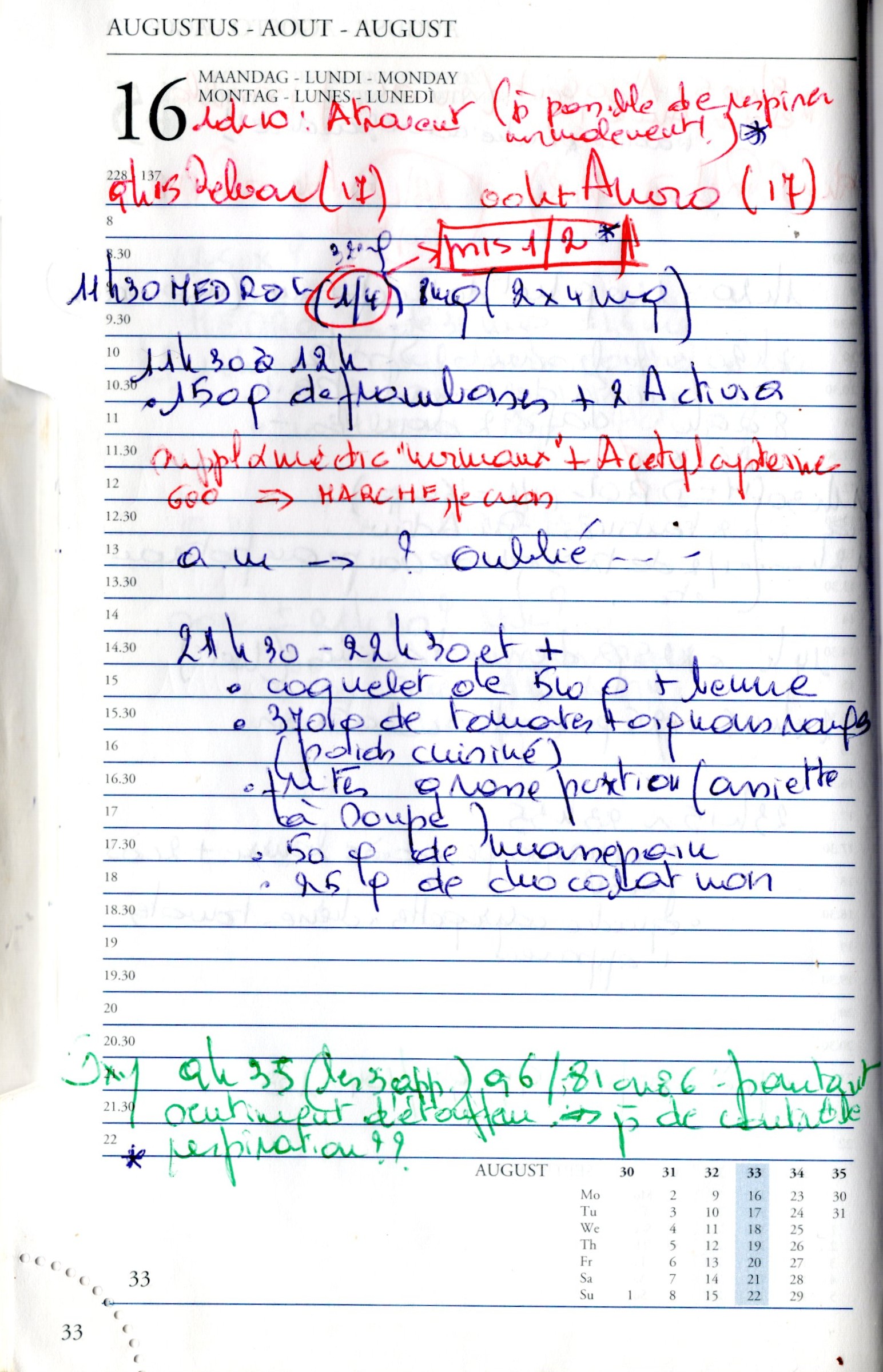 Daily Planner Scan