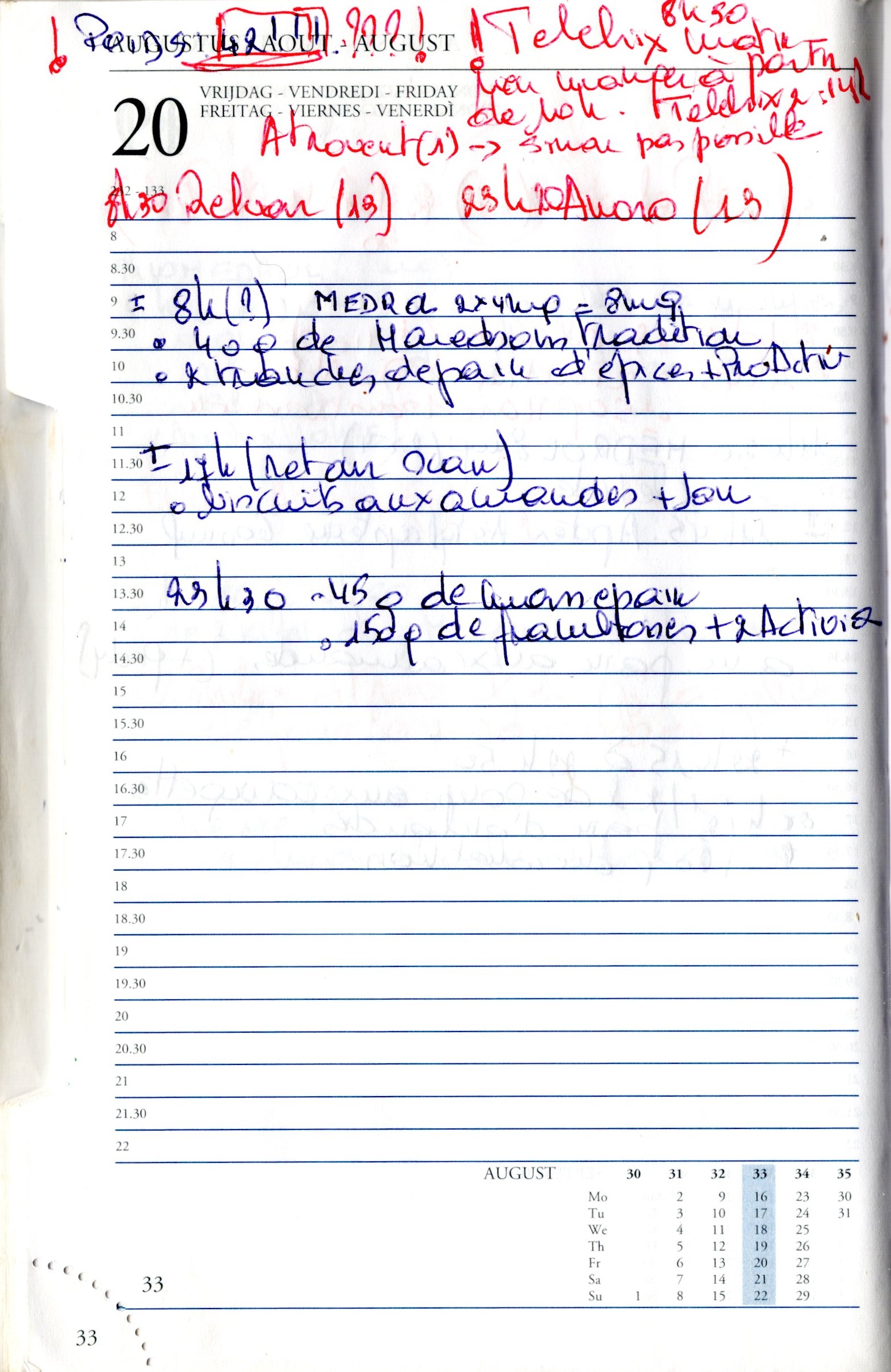 Daily Planner Scan