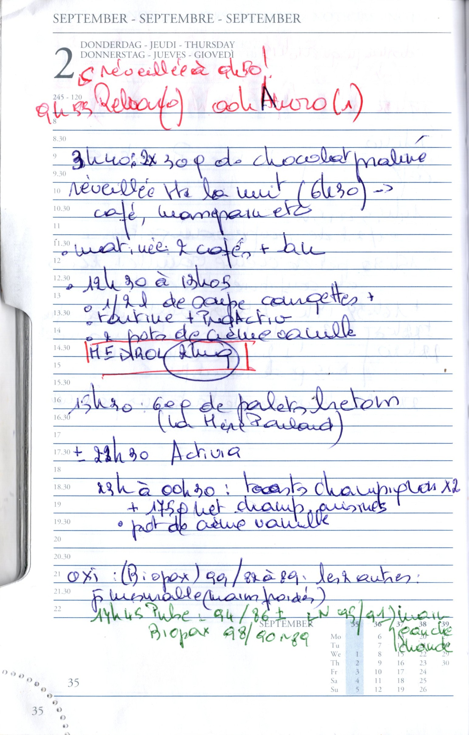 Daily Planner Scan