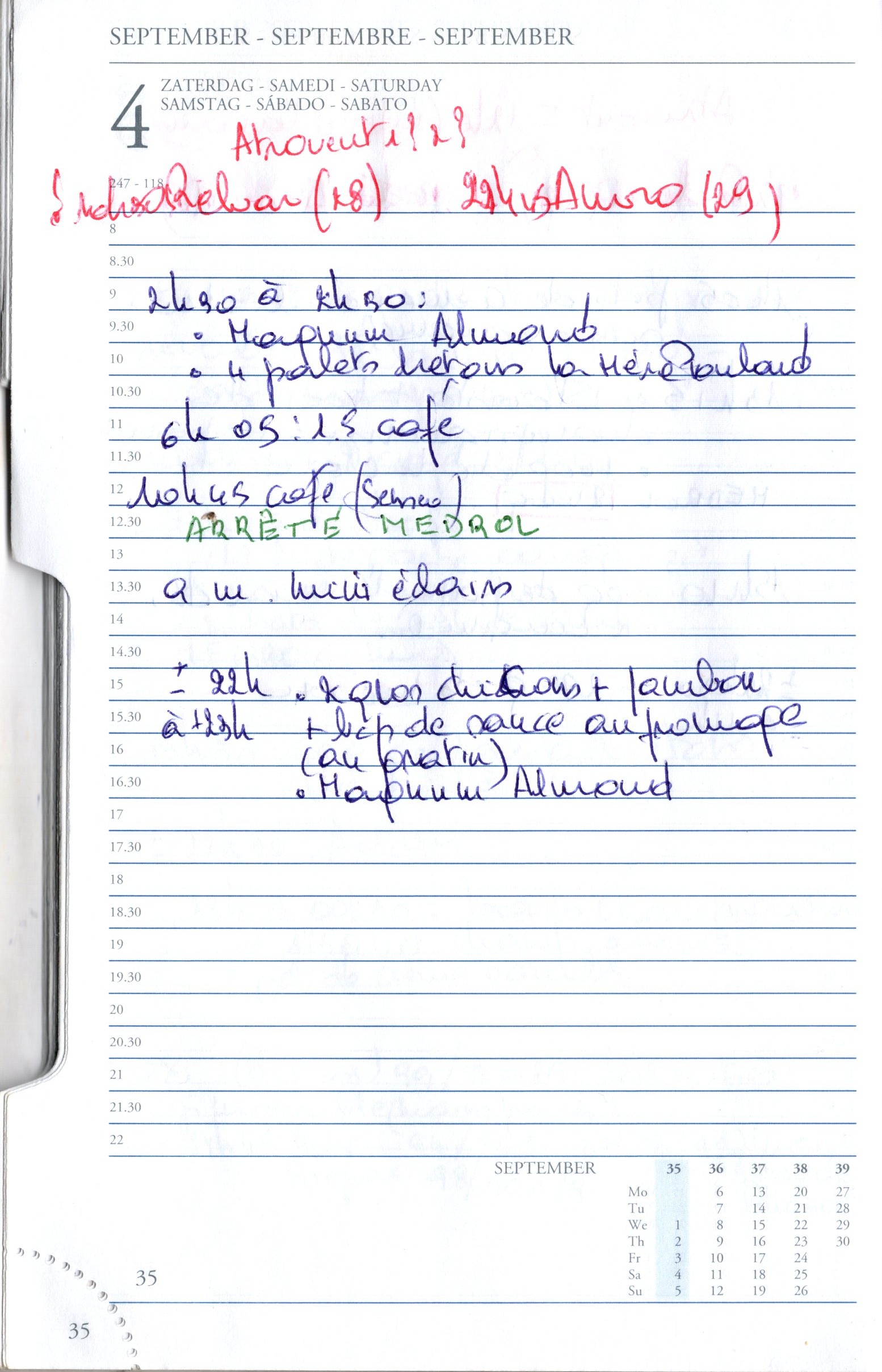 Daily Planner Scan