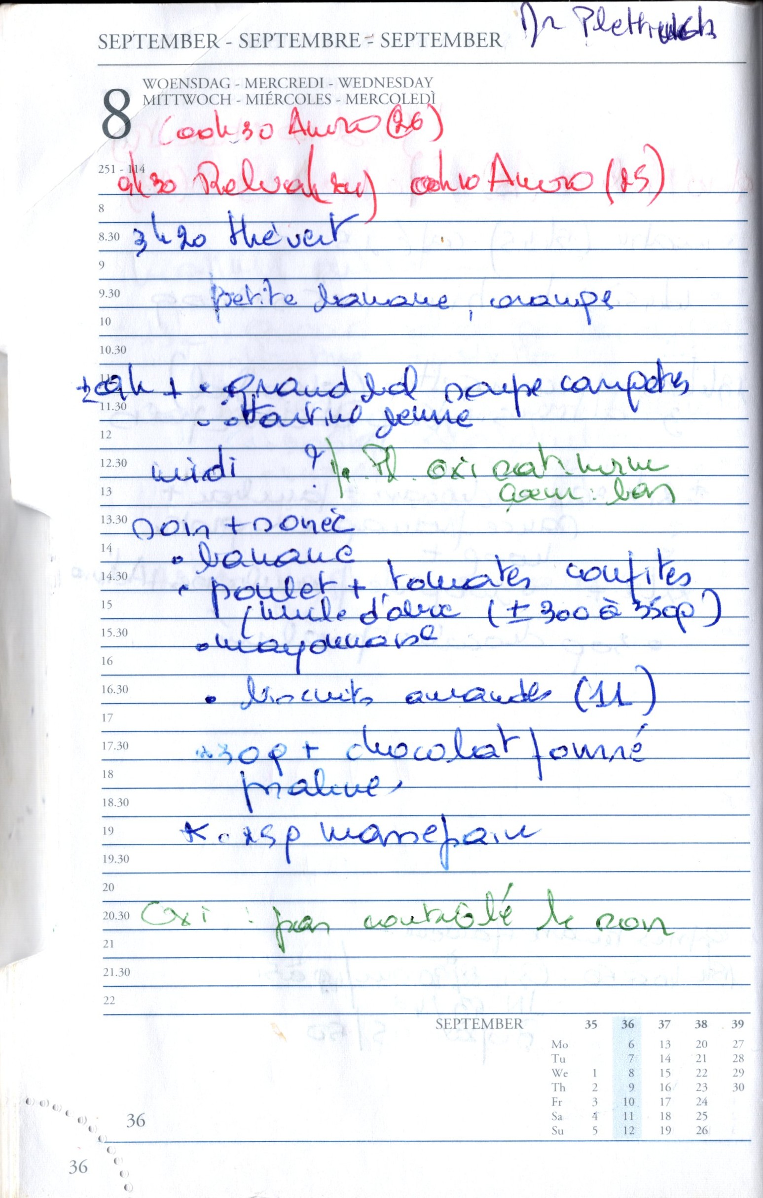 Daily Planner Scan