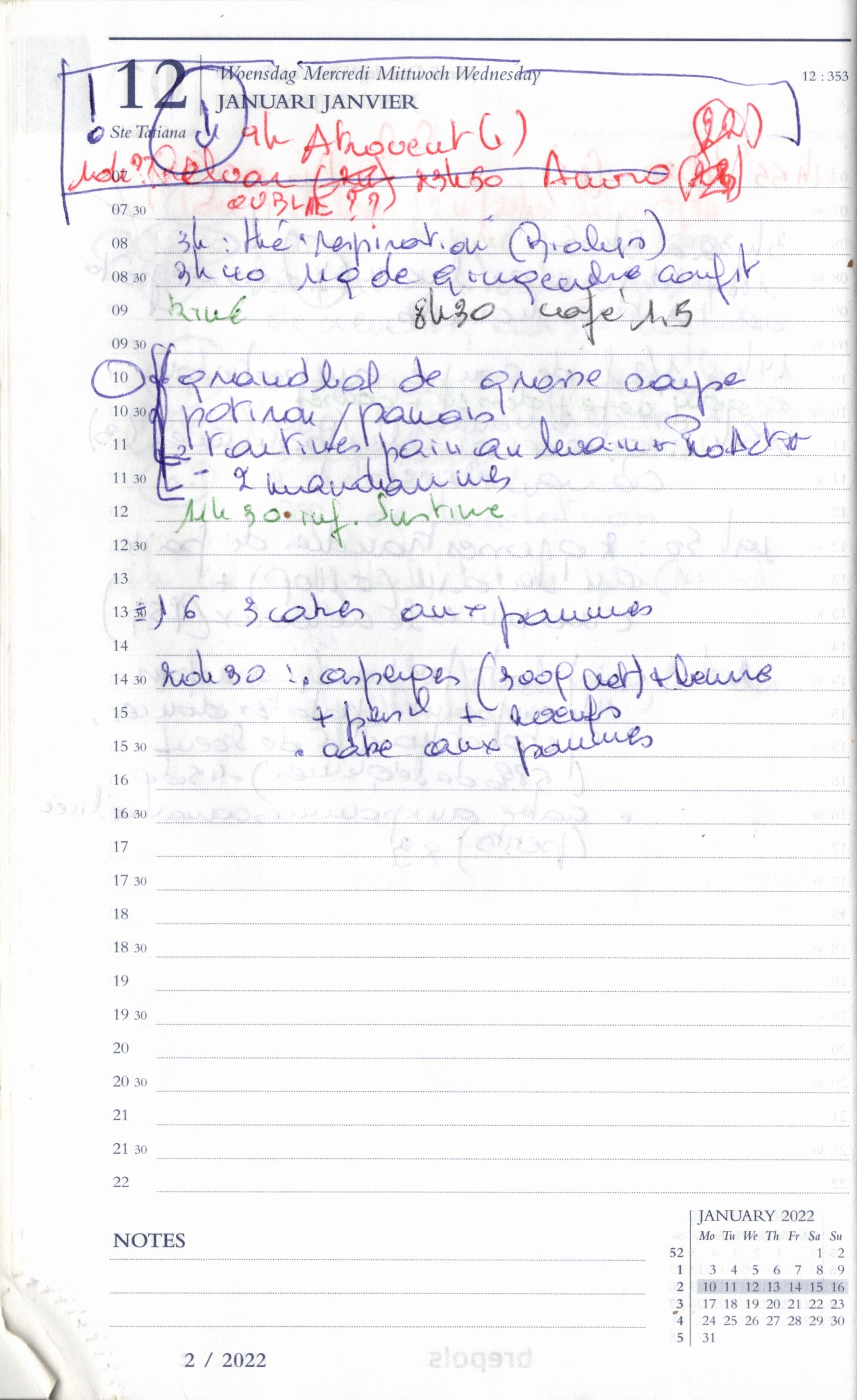 Daily Planner Scan