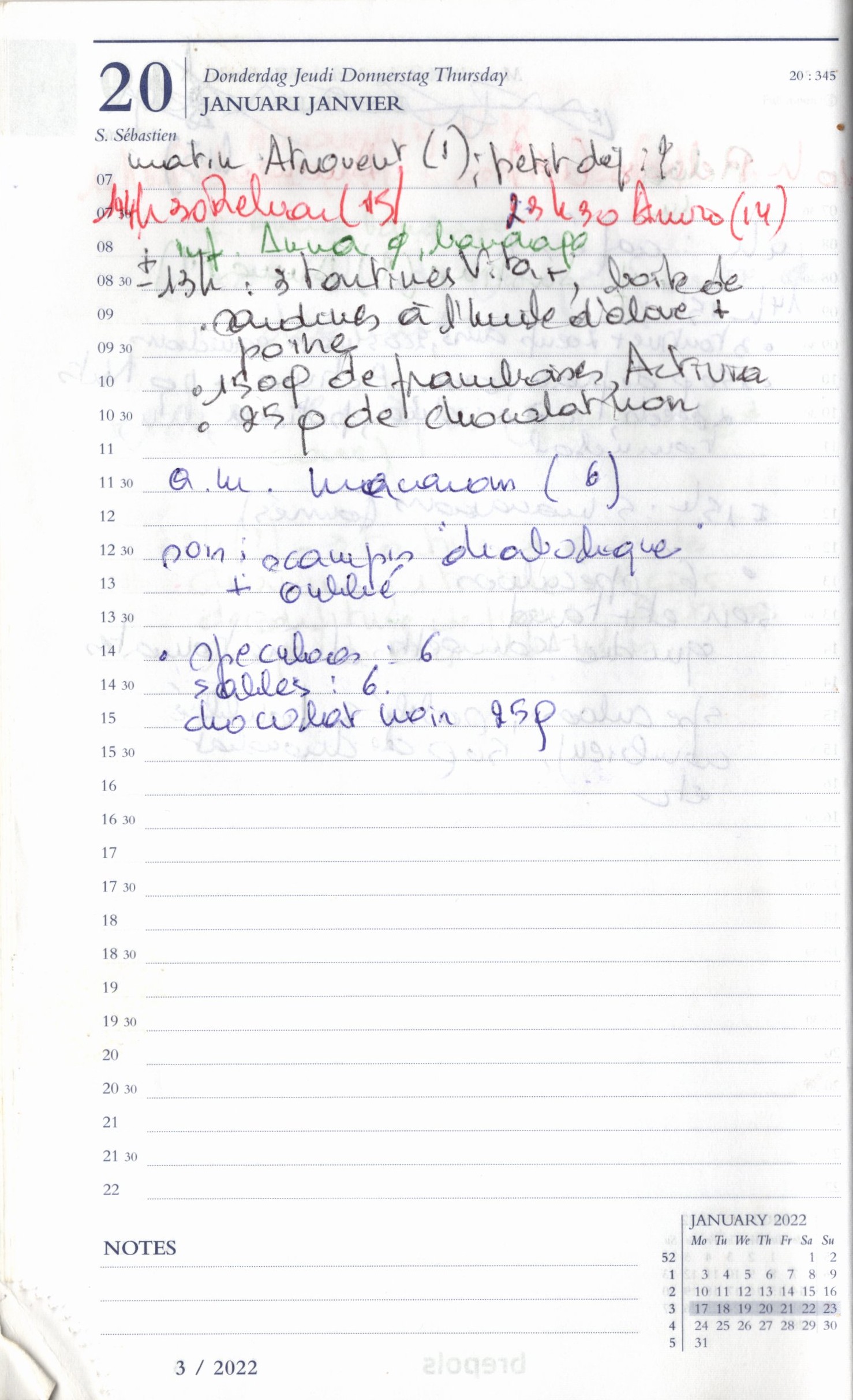 Daily Planner Scan
