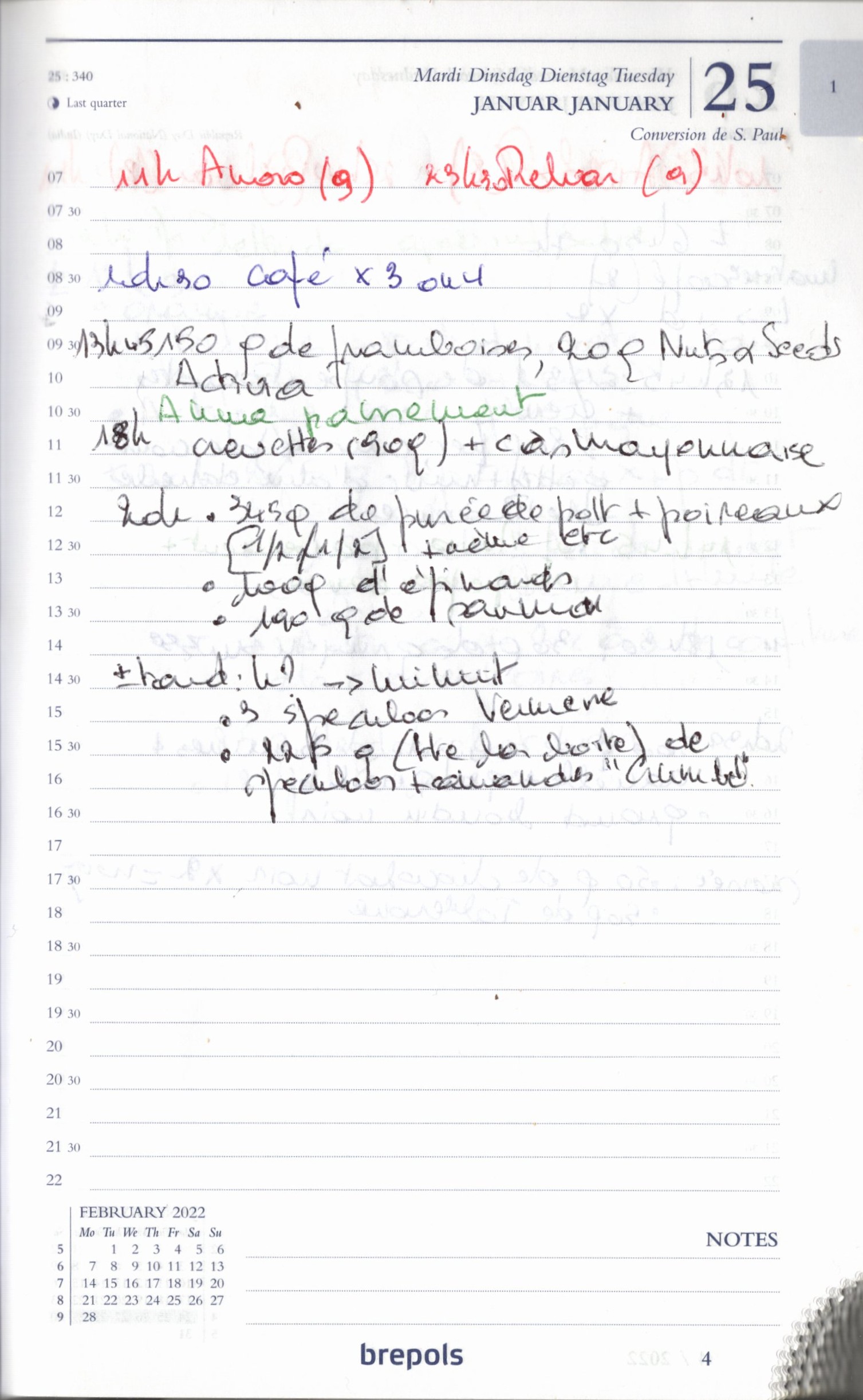 Daily Planner Scan